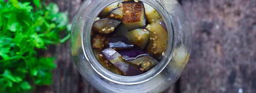 баклажаны с чесноком на зиму. Шаг 5