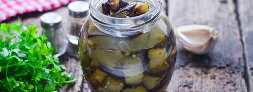 баклажаны с чесноком на зиму. Шаг 6