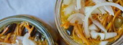 баклажаны с морковкой и луком на зиму. Шаг 7