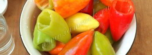 болгарский перец с капустой на зиму. Шаг 4