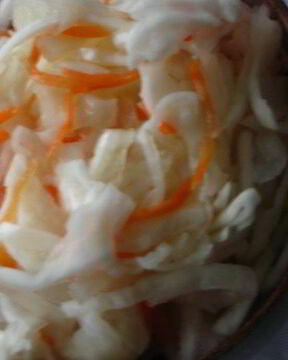 Быстрая квашеная капуста