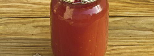 домашний томатный сок на зиму. Шаг 8