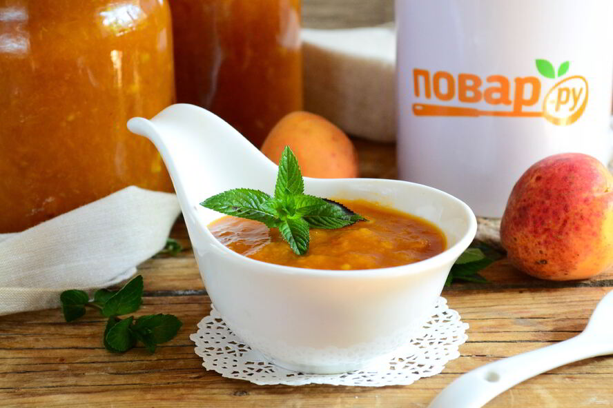 Рецепт абрикосового джема с апельсином на зиму