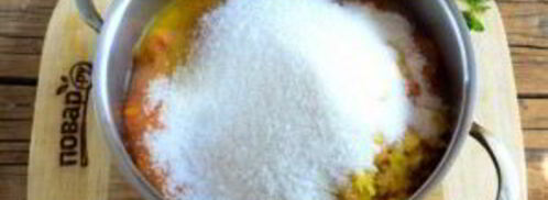 абрикосовый джем с апельсином на зиму. Шаг 7