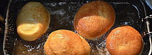 донаты с малиновым джемом. Шаг 7