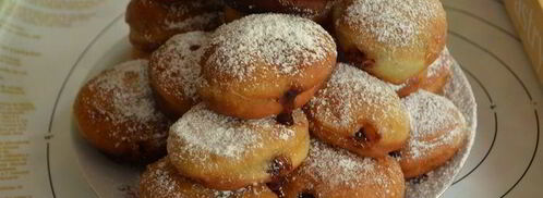 донаты с малиновым джемом. Шаг 11