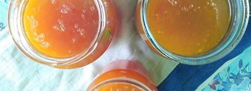 джем из абрикосов, персиков и базилика. Шаг 7