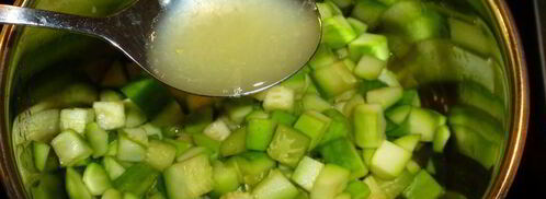 джем из кабачков с изюмом, лимоном и имбирем. Шаг 4