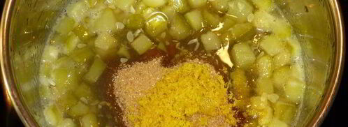 джем из кабачков с изюмом, лимоном и имбирем. Шаг 5