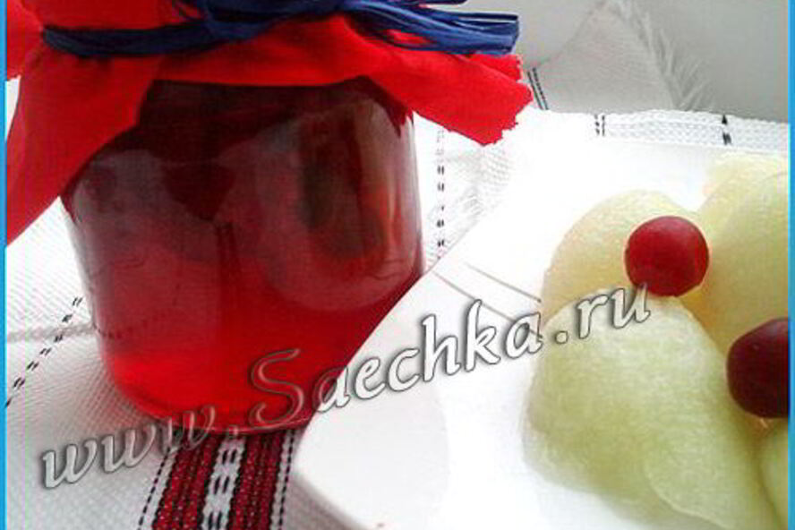 Рецепт джема из вишни и дыни