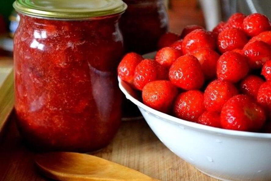 Рецепт ленивого клубничного джема