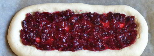 песочные полоски с джемом и орехами. Шаг 6