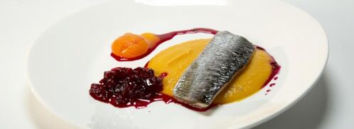 сельдь конфи с пармантье и свекольным джемом. Шаг 11