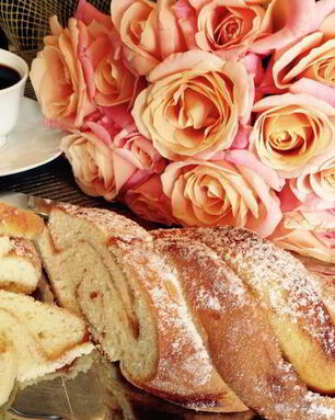 Творожная коса с джемом