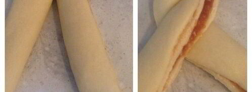 творожная коса с джемом. Шаг 9