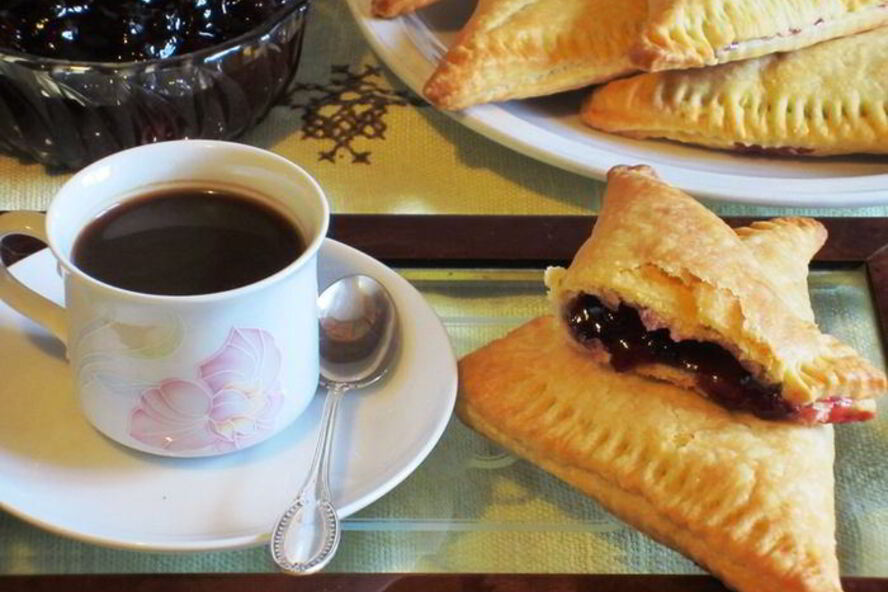 Рецепт творожных треугольников с джемом