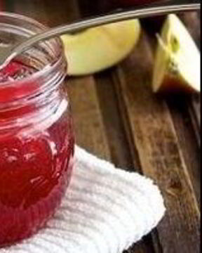 Яблочный джем с малиной