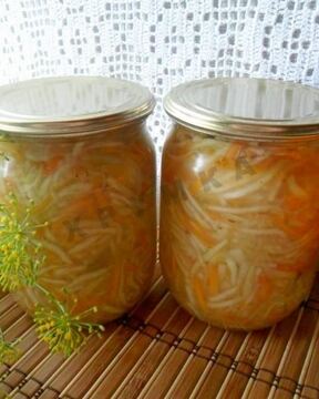 Кабачки по-корейски на зиму