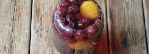 абрикосово-вишневый компот на зиму. Шаг 13