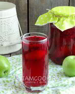 Компот из брусники с яблоками на зиму