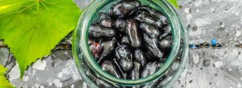 компот из черного винограда на зиму. Шаг 8