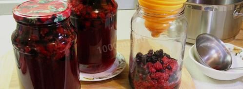 компот из ирги и малины на зиму. Шаг 7