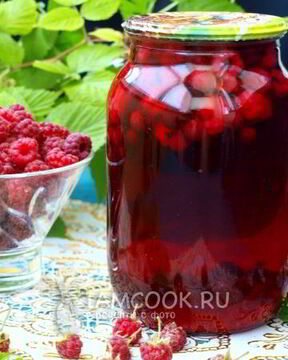 Компот из малины и смородины