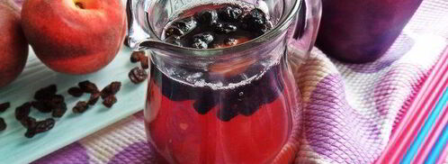 компот из ревеня, черноплодки и изюма. Шаг 10