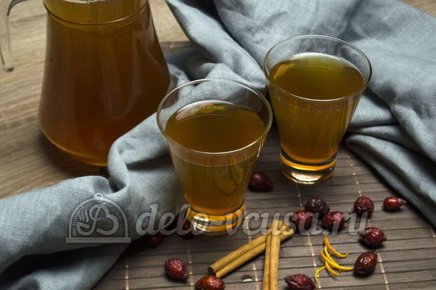 Рецепт компота из шиповника