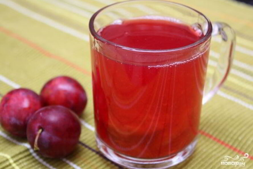 Рецепт компота из слив