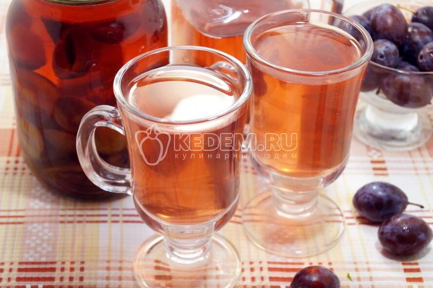 Рецепт компота из сливы на зиму