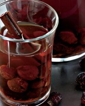 Компот из сухофруктов с шиповником