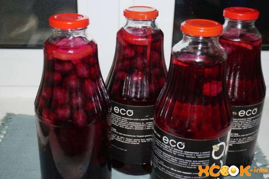 Рецепт компота из винограда на зиму