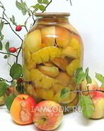 Компот из яблок и апельсинов на зиму