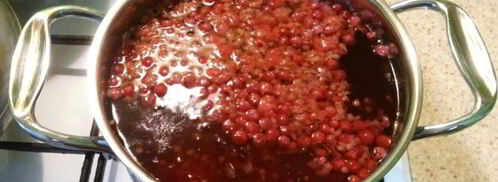 компот из замороженной смородины и малины. Шаг 4