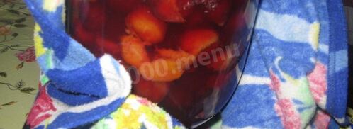 сливовый компот из сливы с косточками. Шаг 7