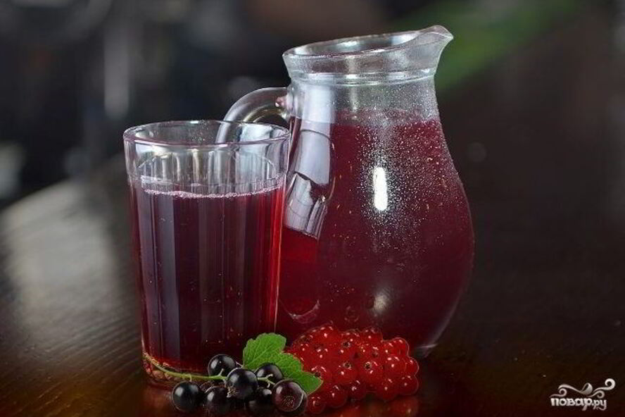 Рецепт смородинового компота