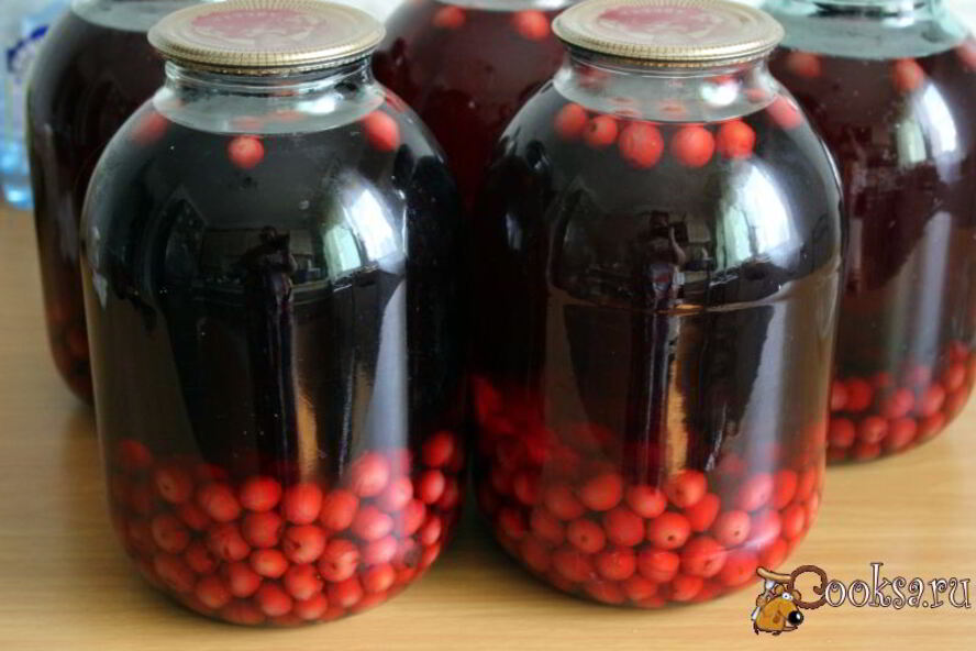 Рецепт вишневого компота на зиму