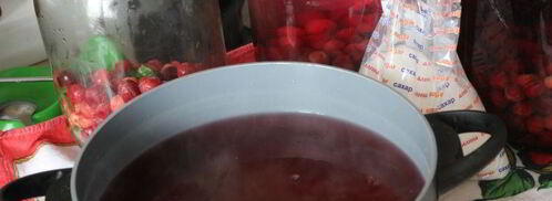 вишневый компот на зиму. Шаг 6