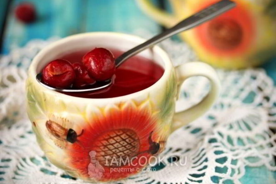 Рецепт вишневого компота
