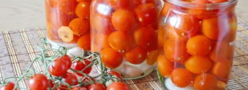 консервированные помидоры черри на зиму. Шаг 9
