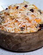 Квашеная капуста с клюквой