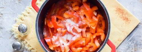 лечо без моркови и лука. Шаг 10