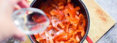 лечо без моркови и лука. Шаг 11