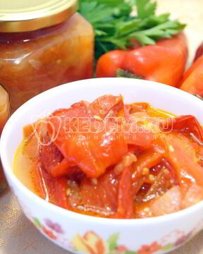 Лечо из болгарского перца