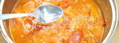 лечо из болгарского перца. Шаг 12