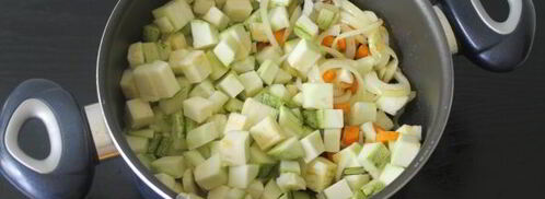 лечо из кабачков с помидорами на зиму. Шаг 6