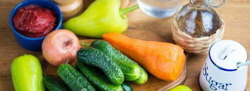 лечо из огурцов на зиму с томатной пастой. Шаг 5