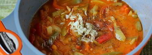 лечо из перца и помидоров. Шаг 8