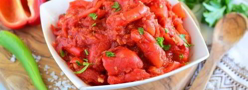 лечо из помидоров и перца с чесноком. Шаг 13